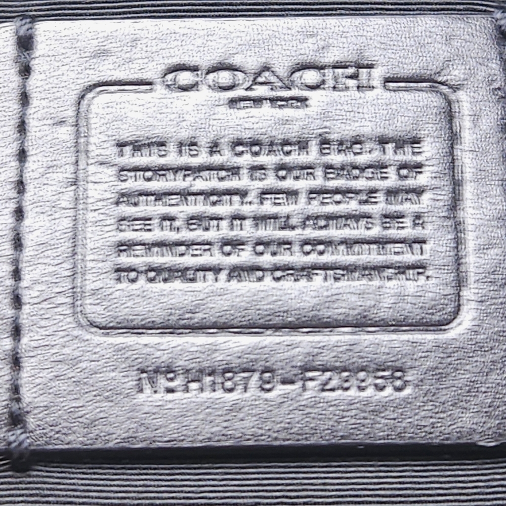 Coach Black and Gray Luxury Shoulder Bag - Picture 5 of 5